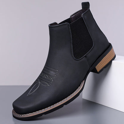 Men's Slip On Chelsea Ankle Boot - Slip-On, Waterproof, Maximum Support, Wide Toe Box with Arch Support