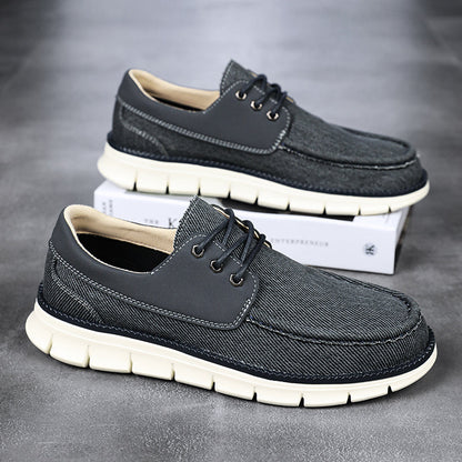 Men's Mesh Walking Shoes - Lace-Up, Maximum Support, Wide Toe Box with Arch Support