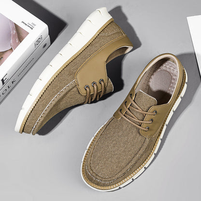 Men's Mesh Walking Shoes - Lace-Up, Maximum Support, Wide Toe Box with Arch Support