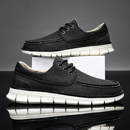 Men's Mesh Walking Shoes - Lace-Up, Maximum Support, Wide Toe Box with Arch Support