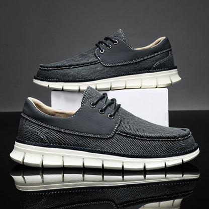 Men's Mesh Walking Shoes - Lace-Up, Maximum Support, Wide Toe Box with Arch Support