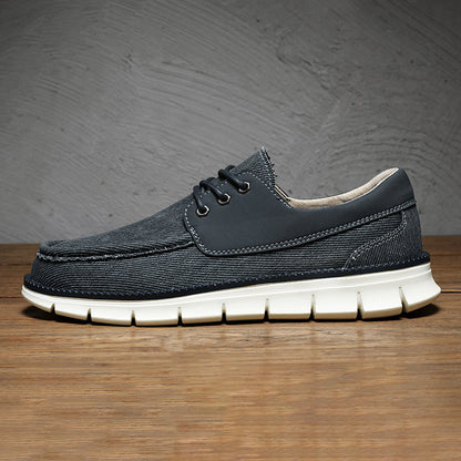 Men's Mesh Walking Shoes - Lace-Up, Maximum Support, Wide Toe Box with Arch Support