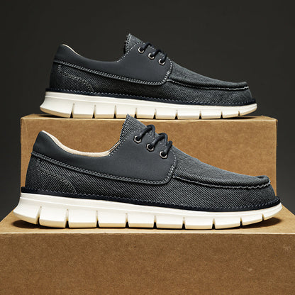 Men's Mesh Walking Shoes - Lace-Up, Maximum Support, Wide Toe Box with Arch Support