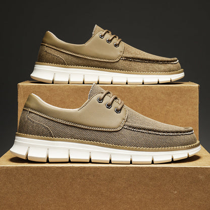 Men's Mesh Walking Shoes - Lace-Up, Maximum Support, Wide Toe Box with Arch Support