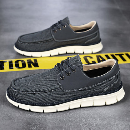 Men's Mesh Walking Shoes - Lace-Up, Maximum Support, Wide Toe Box with Arch Support