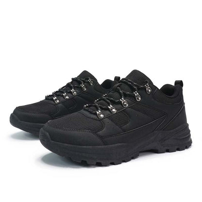 Men's Mesh Hiking Shoes - Lace-Up, Enhanced Support, Wide Toe Box with Arch Support