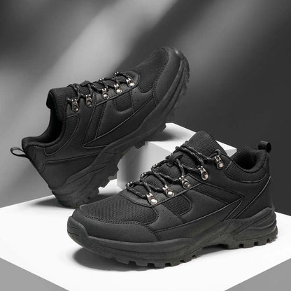 Men's Mesh Hiking Shoes - Lace-Up, Enhanced Support, Wide Toe Box with Arch Support