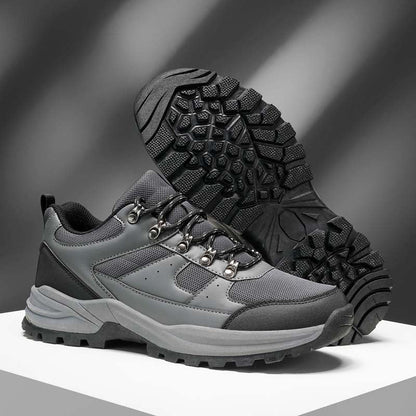 Men's Mesh Hiking Shoes - Lace-Up, Enhanced Support, Wide Toe Box with Arch Support