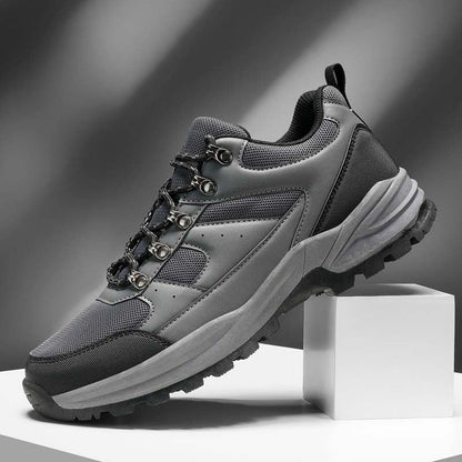 Men's Mesh Hiking Shoes - Lace-Up, Enhanced Support, Wide Toe Box with Arch Support