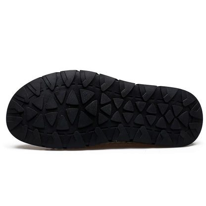 Men's Mesh Hiking Shoes - Slip-On, Breathable, Slip-Resistant, Wide Toe Box with Arch Support