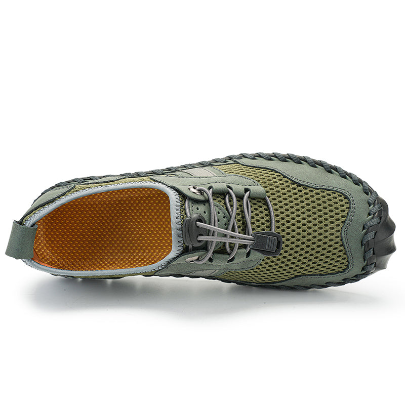 Men's Amphibious Water Shoes - Slip-On, Breathable, Slip-Resistant, Wide Toe Box with Arch Support