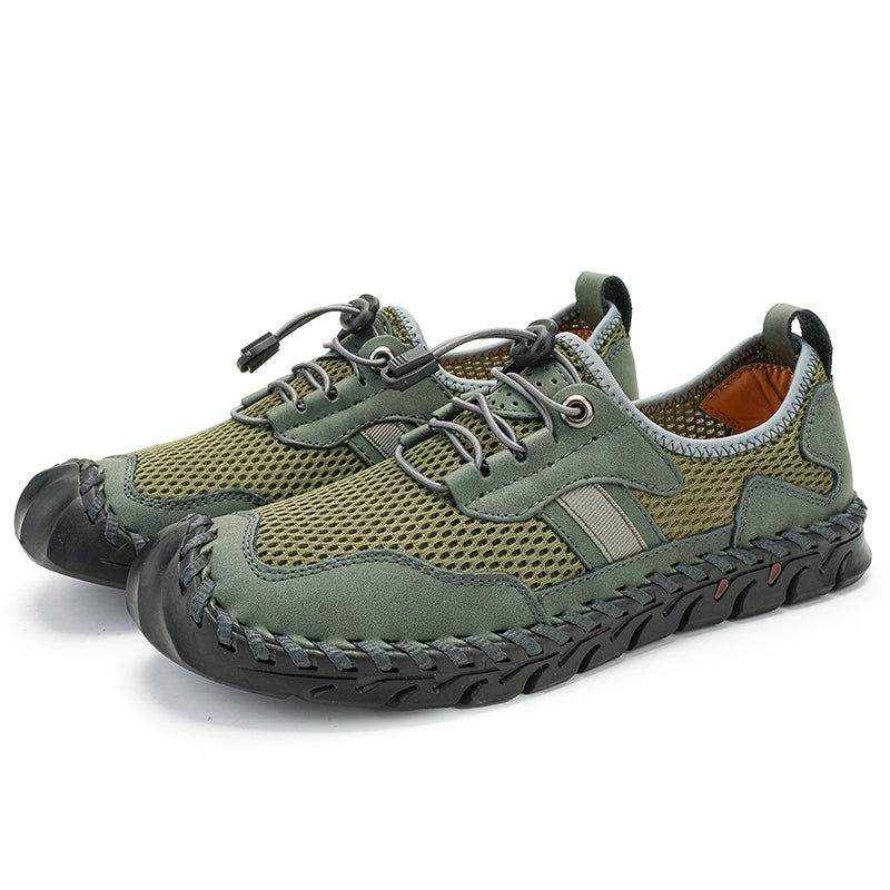 Men's Amphibious Water Shoes - Slip-On, Breathable, Slip-Resistant, Wide Toe Box with Arch Support