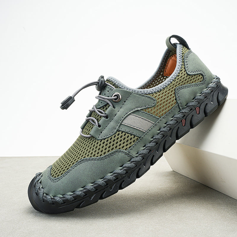 Men's Amphibious Water Shoes - Slip-On, Breathable, Slip-Resistant, Wide Toe Box with Arch Support