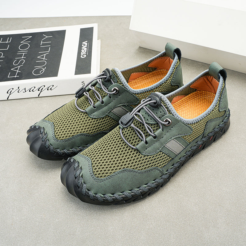 Men's Amphibious Water Shoes - Slip-On, Breathable, Slip-Resistant, Wide Toe Box with Arch Support