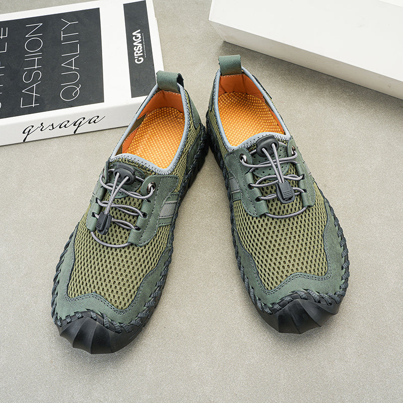 Men's Amphibious Water Shoes - Slip-On, Breathable, Slip-Resistant, Wide Toe Box with Arch Support