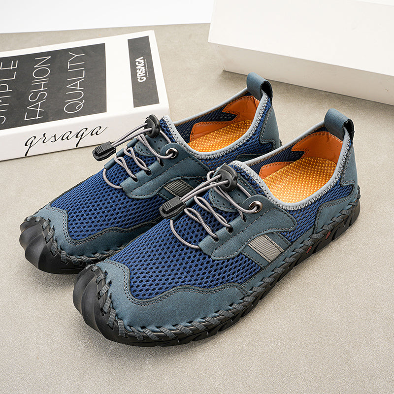 Men's Amphibious Water Shoes - Slip-On, Breathable, Slip-Resistant, Wide Toe Box with Arch Support