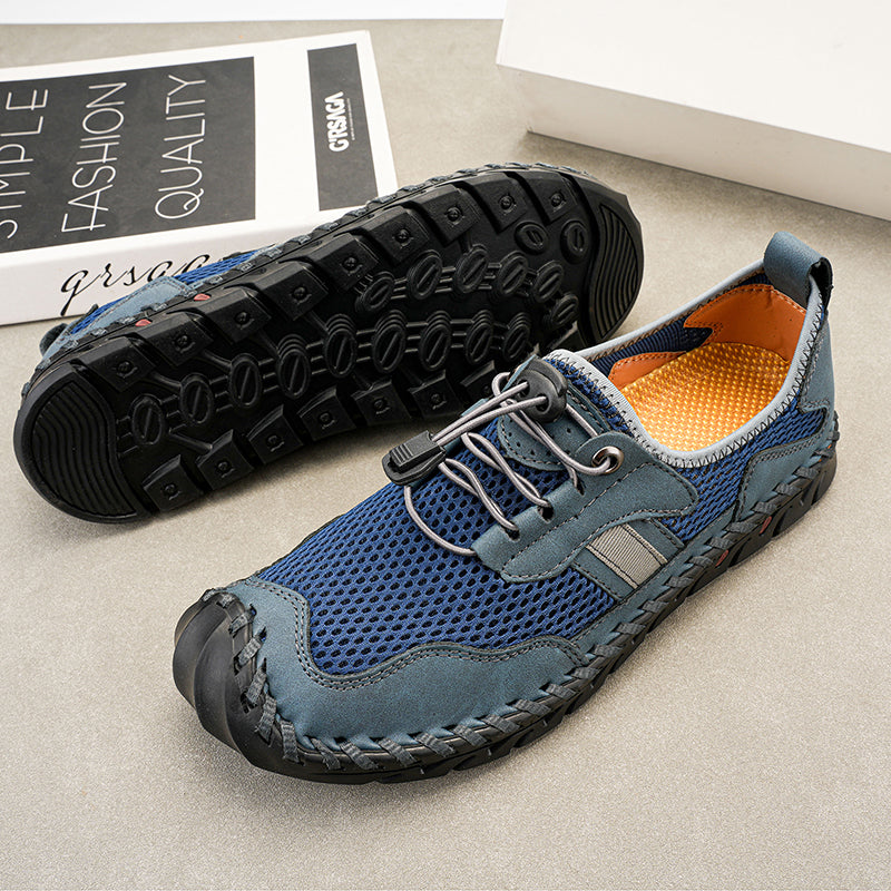 Men's Amphibious Water Shoes - Slip-On, Breathable, Slip-Resistant, Wide Toe Box with Arch Support