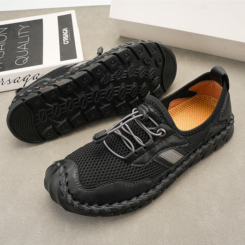 Men's Amphibious Water Shoes - Slip-On, Breathable, Slip-Resistant, Wide Toe Box with Arch Support
