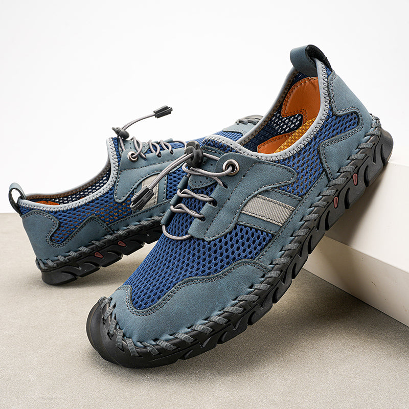 Men's Amphibious Water Shoes - Slip-On, Breathable, Slip-Resistant, Wide Toe Box with Arch Support