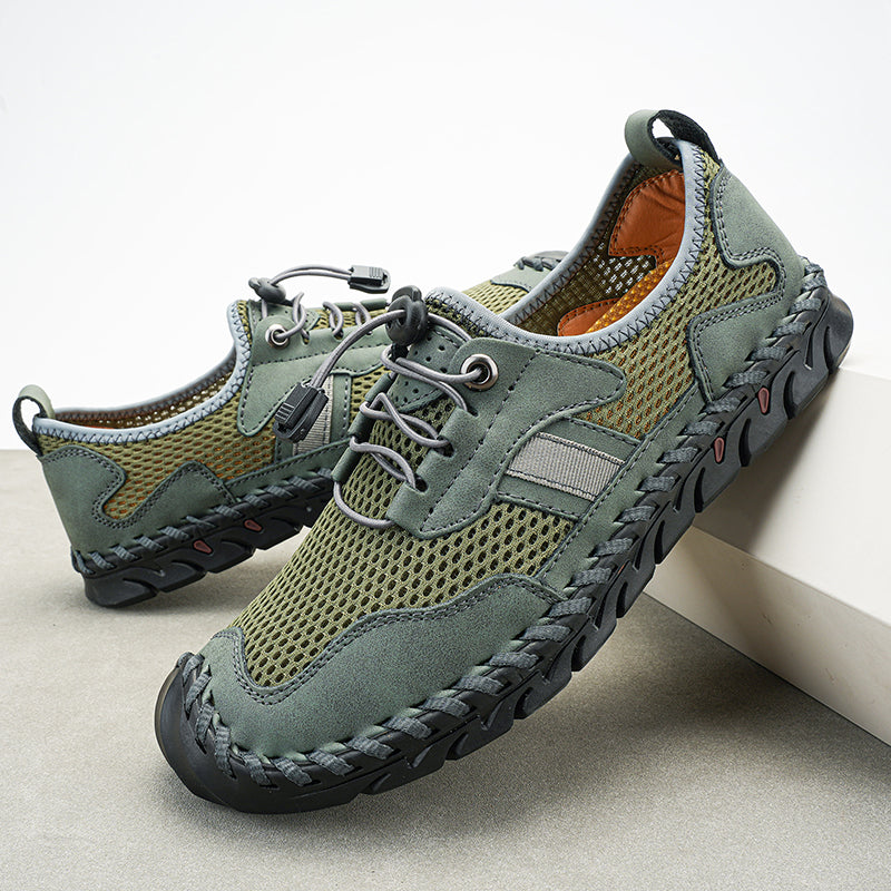 Men's Amphibious Water Shoes - Slip-On, Breathable, Slip-Resistant, Wide Toe Box with Arch Support