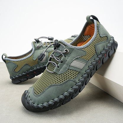 Men's Amphibious Water Shoes - Slip-On, Breathable, Slip-Resistant, Wide Toe Box with Arch Support