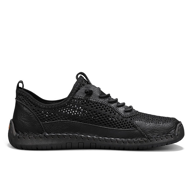 Men's Mixed Material Hiking Water Shoes - Slip-On, Lightweight, Wide Toe Box with Arch Support