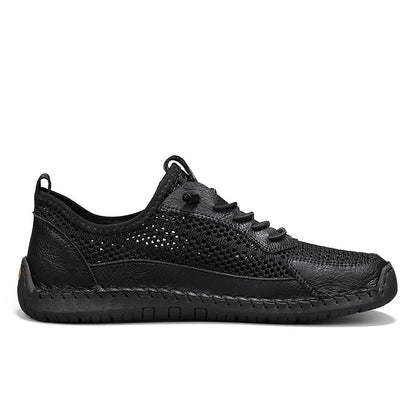 Men's Mixed Material Hiking Water Shoes - Slip-On, Lightweight, Wide Toe Box with Arch Support