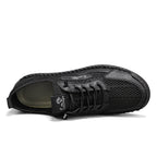 Men's Mixed Material Hiking Water Shoes - Slip-On, Lightweight, Wide Toe Box with Arch Support