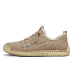 Men's Mixed Material Hiking Water Shoes - Slip-On, Lightweight, Wide Toe Box with Arch Support