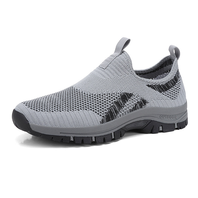 (⏰Clearance Sale - 70% OFF🔥)Men's Mesh Hiking Shoes - Slip-On, Lightweight, Wide Toe Box with Arch Support