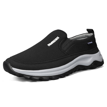 Men's Slip On Walking Casual Loafers - Slip-On, Cushioned, Wide Toe Box with Arch Support