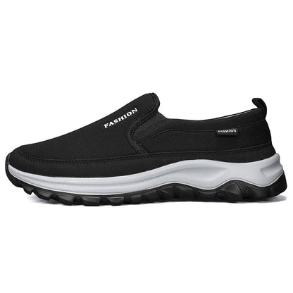 Men's Slip On Walking Casual Loafers - Slip-On, Cushioned, Wide Toe Box with Arch Support