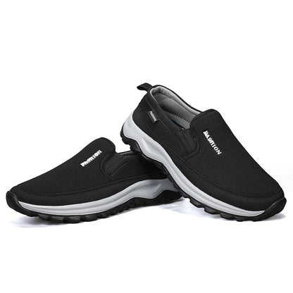 Men's Slip On Walking Casual Loafers - Slip-On, Cushioned, Wide Toe Box with Arch Support