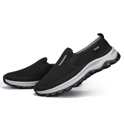 Men's Slip On Walking Casual Loafers - Slip-On, Cushioned, Wide Toe Box with Arch Support