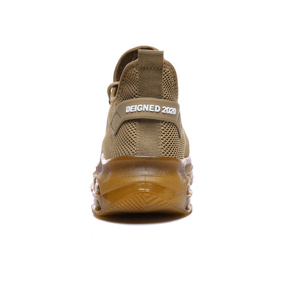 (⏰Limited Time Sale 70% OFF)Men's Mesh Walking Shoes - Lace-Up, Cushioned, Wide Toe Box with Arch Support
