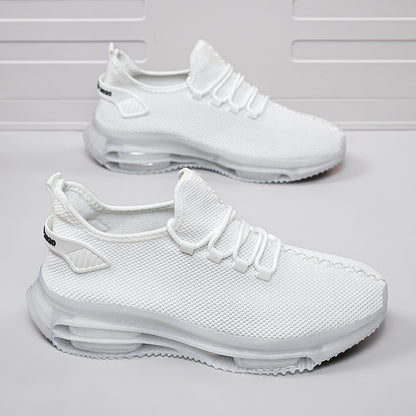 (⏰Limited Time Sale 70% OFF)Men's Mesh Walking Shoes - Lace-Up, Cushioned, Wide Toe Box with Arch Support