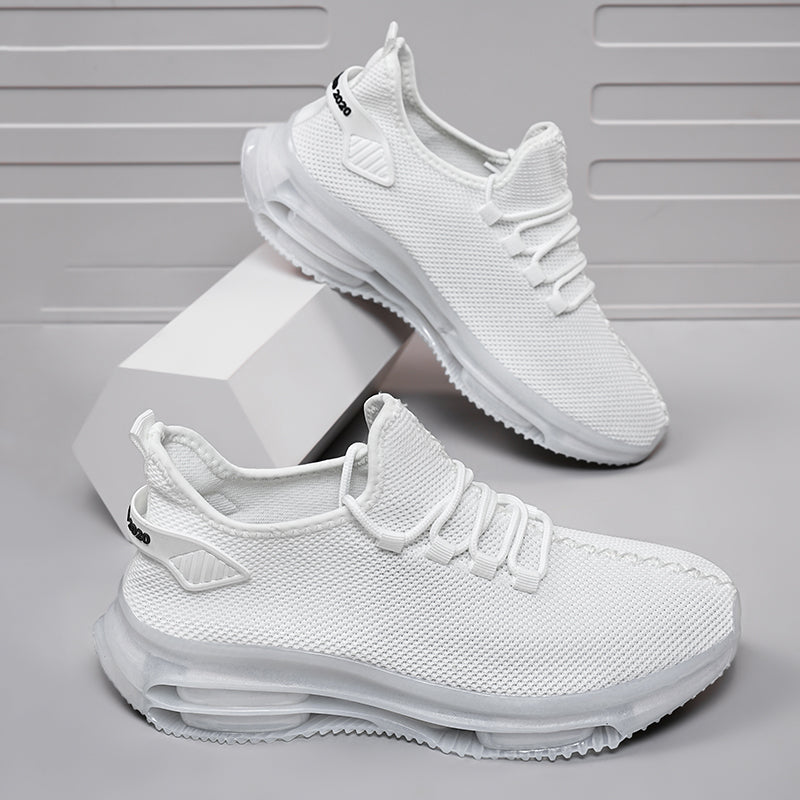 (⏰Limited Time Sale 70% OFF)Men's Mesh Walking Shoes - Lace-Up, Cushioned, Wide Toe Box with Arch Support
