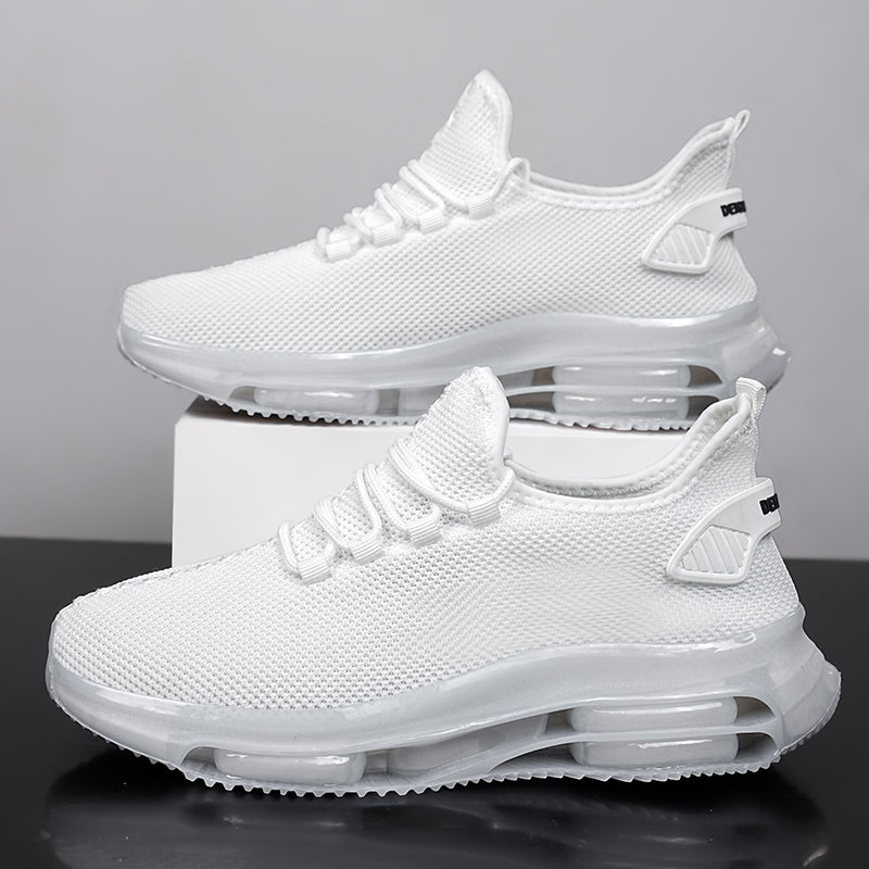 (⏰Limited Time Sale 70% OFF)Men's Mesh Walking Shoes - Lace-Up, Cushioned, Wide Toe Box with Arch Support