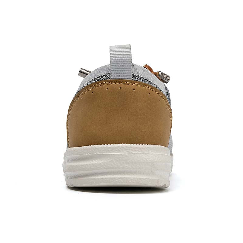 Men's Mesh Walking Shoes - Lace-Up, Breathable, Wide Toe Box with Arch Support