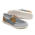 Men's Mesh Walking Shoes - Lace-Up, Breathable, Wide Toe Box with Arch Support