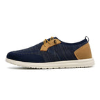 Men's Mesh Walking Shoes - Lace-Up, Breathable, Wide Toe Box with Arch Support