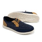 Men's Mesh Walking Shoes - Lace-Up, Breathable, Wide Toe Box with Arch Support