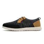 Men's Mesh Walking Shoes - Lace-Up, Breathable, Wide Toe Box with Arch Support