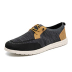 Men's Mesh Walking Shoes - Lace-Up, Breathable, Wide Toe Box with Arch Support