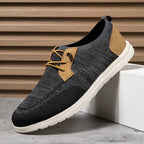 Men's Mesh Walking Shoes - Lace-Up, Breathable, Wide Toe Box with Arch Support