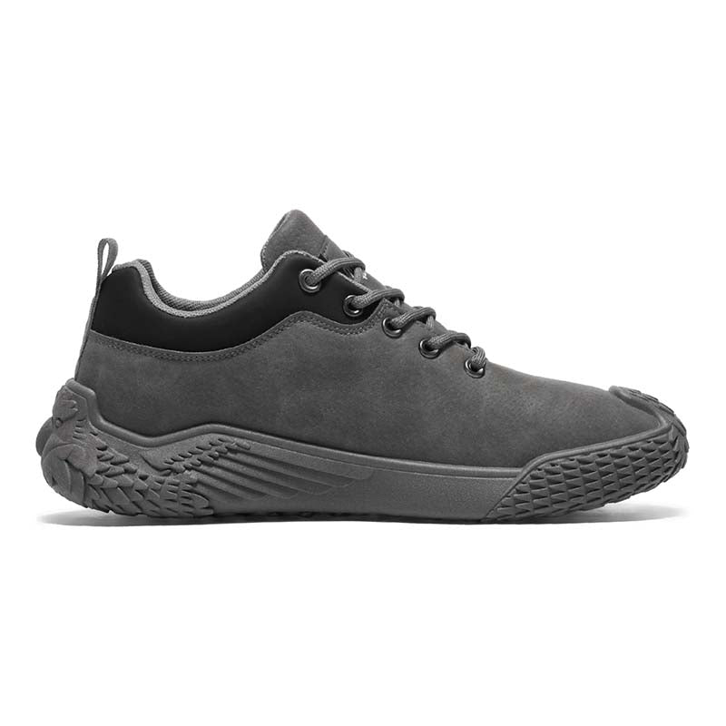 Men's Mixed Suede Casual Boots - Lace-Up, Waterproof, Wide Toe Box with Arch Support