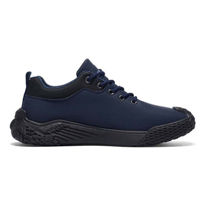 Men's Mixed Suede Casual Boots - Lace-Up, Waterproof, Wide Toe Box with Arch Support