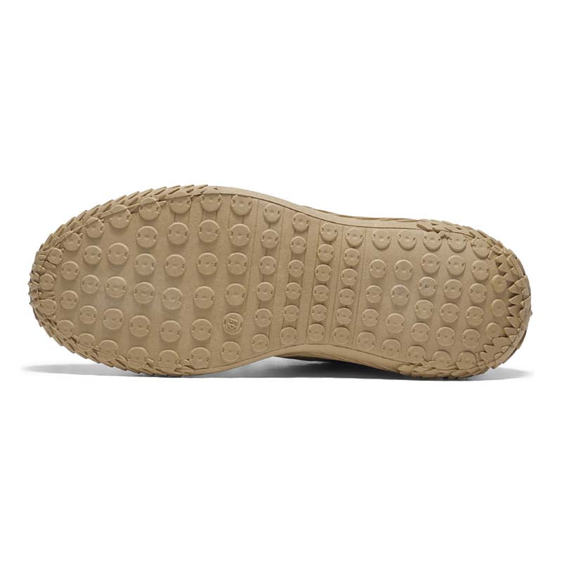 Men's Mixed Suede Casual Boots - Lace-Up, Waterproof, Wide Toe Box with Arch Support