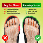 Men's Canvas Walking Shoes - Slip-On, Breathable, Wide Toe Box with Arch Support