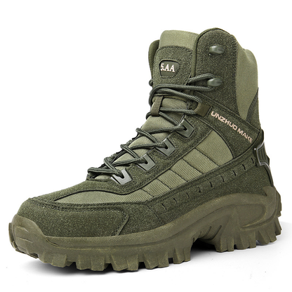 (🎁#3 Best Seller) Men's Combat Boots Orthopedic Support Hiking Boots Waterproof Anti-Puncture Work Boots